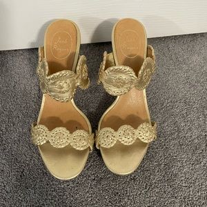 Jack Roger Gold Wedges